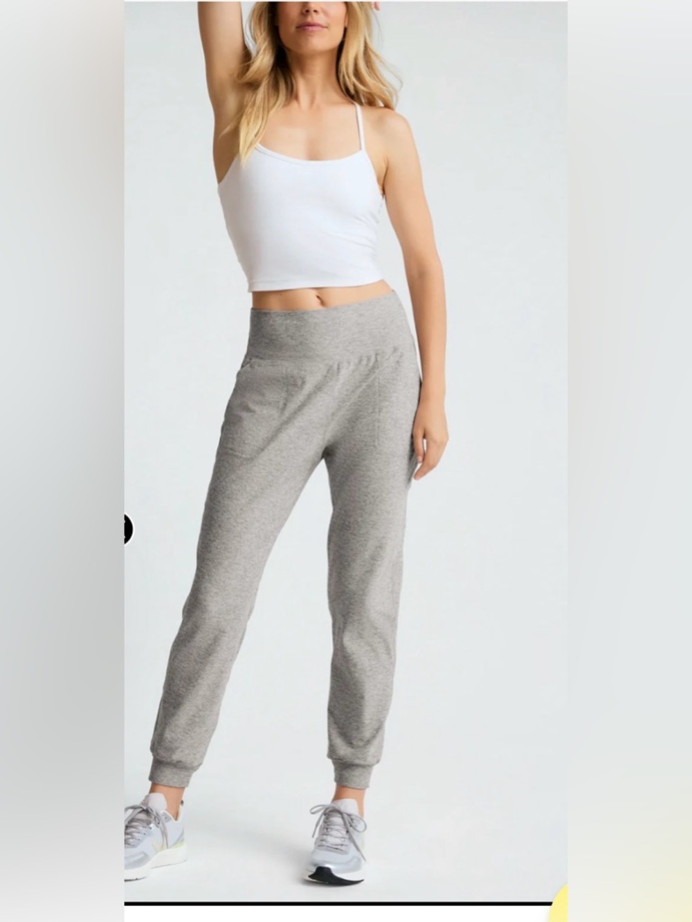 Beyond Yoga grey spacedye midi joggers small s $110